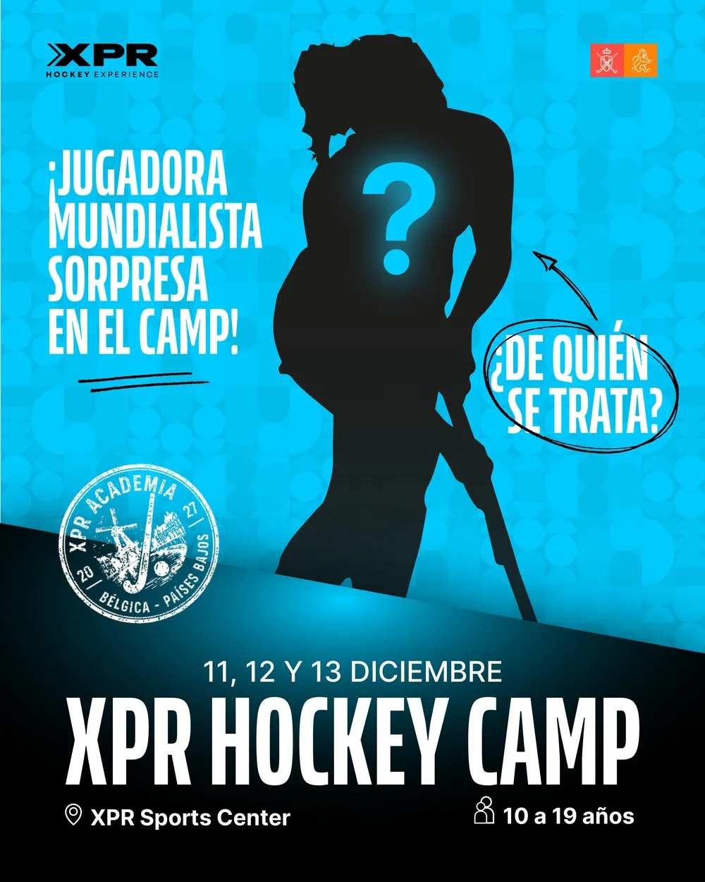Anuncio de la jugadora mundialista sorpresa del XPR Hockey Camp