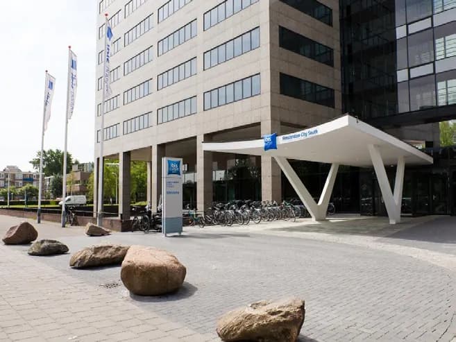 Entrada del Hotel Ibis Budget de Amstelveen