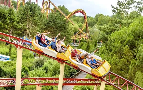 Montaña rusa en Parc Astérix