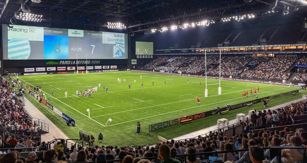 Partido de Racing 92 en París