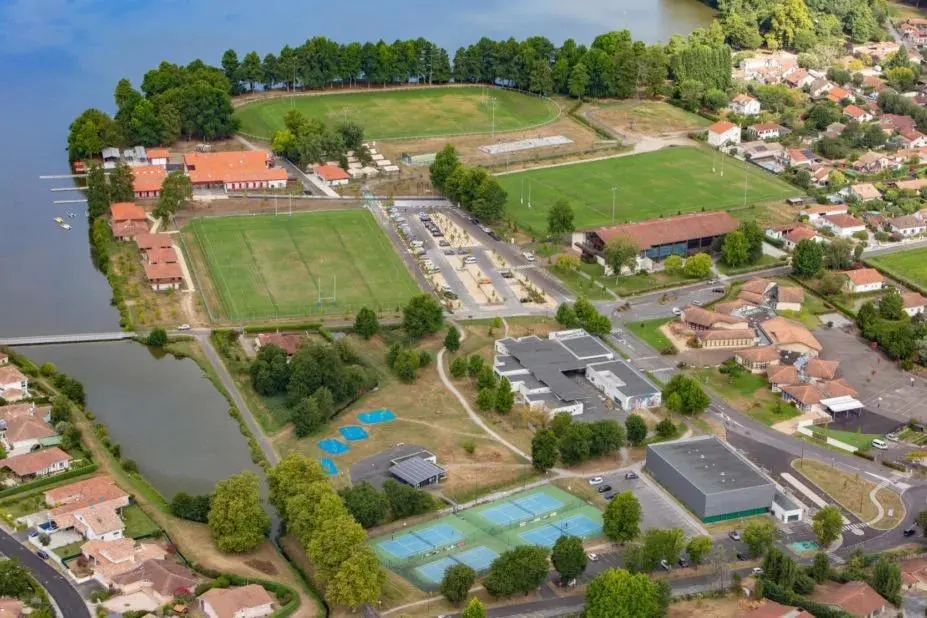 Vista aérea del Olympic Centre Sportif de Soustons