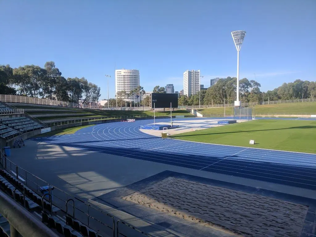 Estadio y pista del NSW Sport & Recreation Centre