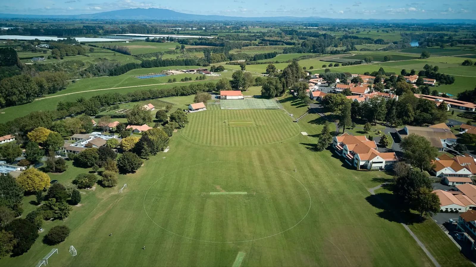 Canchas de St. Peter's School vistas desde el aire